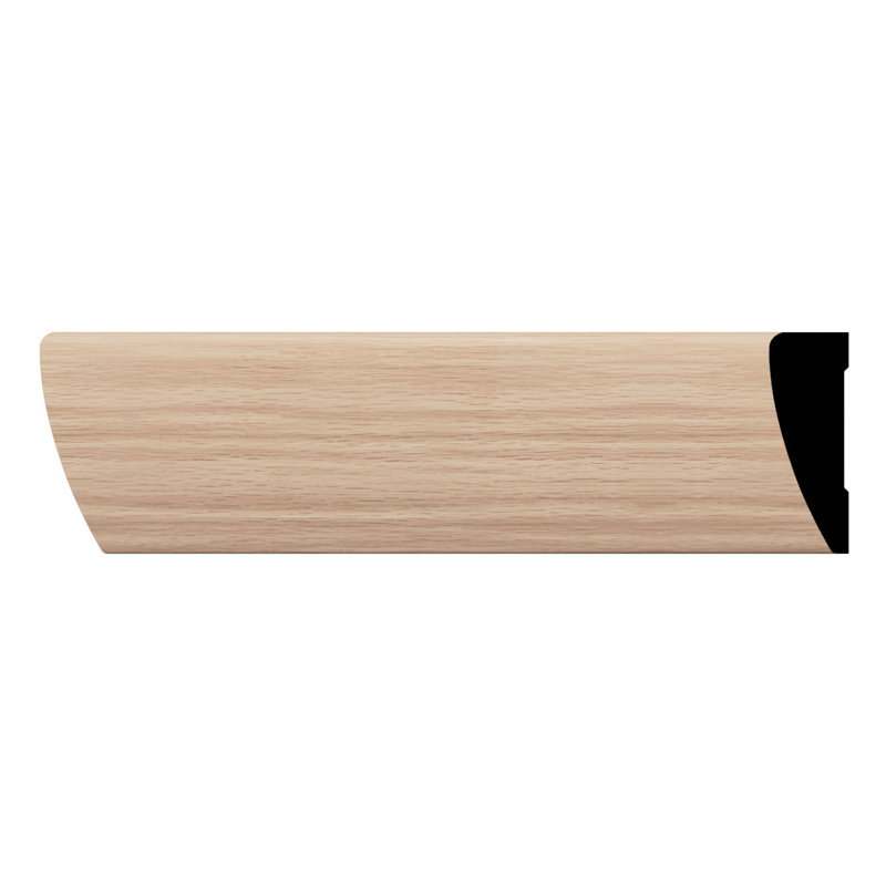 Moulure de boîtier en bois massif massif de qualité américaine à structure de bois massif de teinture pour bois massif l 32 po x l 2 1/4 po x P 32 po.