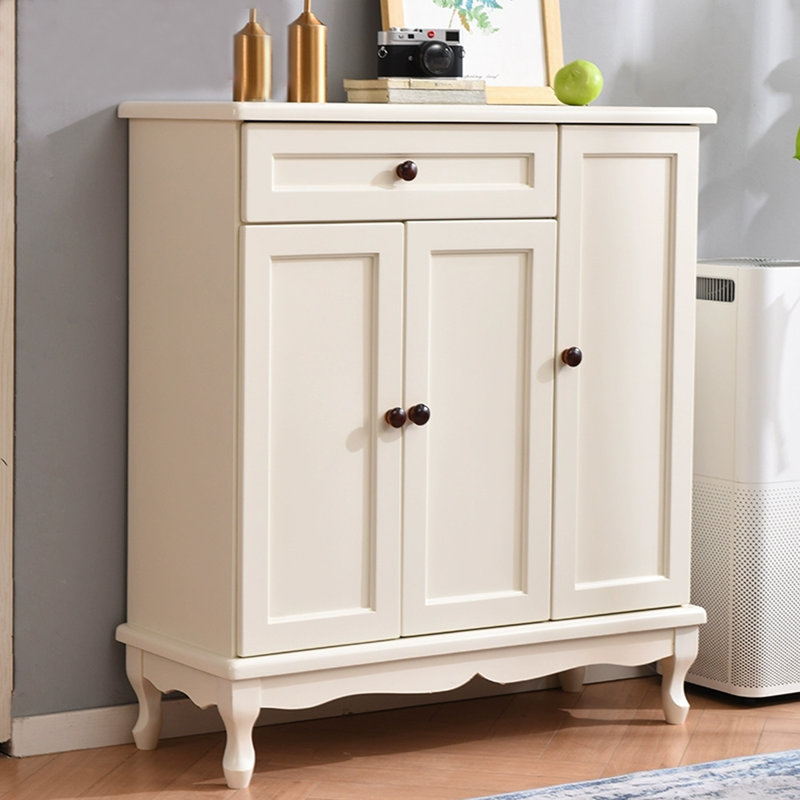 Banc de rangement Ivory, Ivoire ivoire