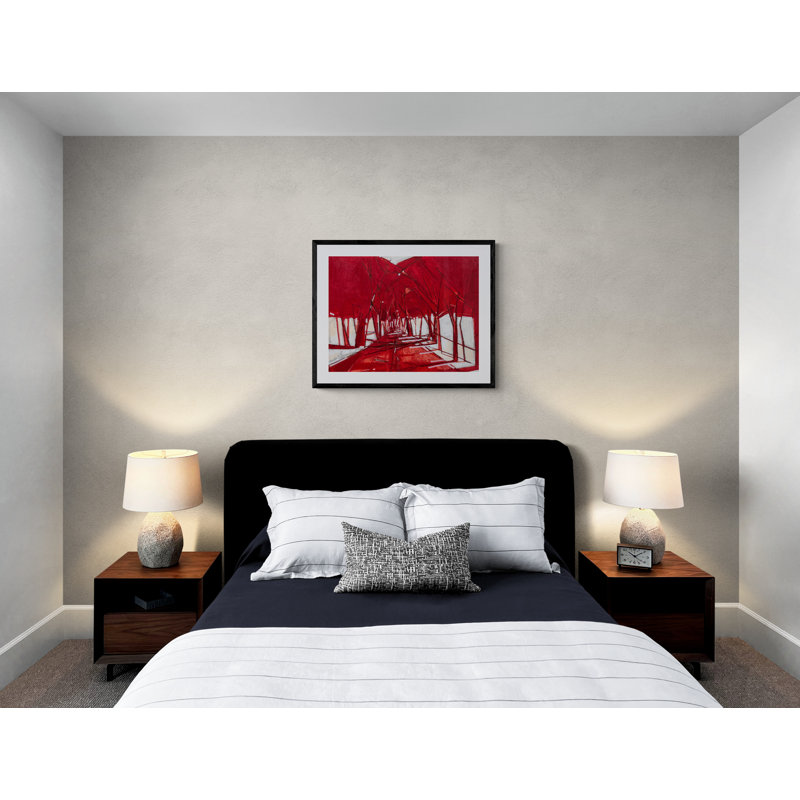 La 2 (Old Roads Series) Print by Carlos Davila Rinaldi, Black Framed Paper, 24" H x 30" W