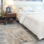Tapis beige / gris en polyester / polypropylène tissé à la machine Addie-1277882508-1232484279