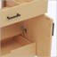 Meuble-lavabo en rotin 36 po avec lavabo en céramique, tiroirs à fermeture en douceur et pieds en bois massif pour salle de bain moderne-2087956084