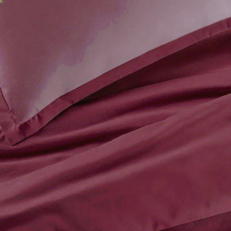 Housse de couette simple Simply Clean, Rouge, Édredon très grand