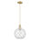 Arcadia - Ametra - Mini-luminaire suspendu à cordon 1 lumière 10 po
