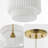 Wilhide 1 - Light Brass Gold Pendant
