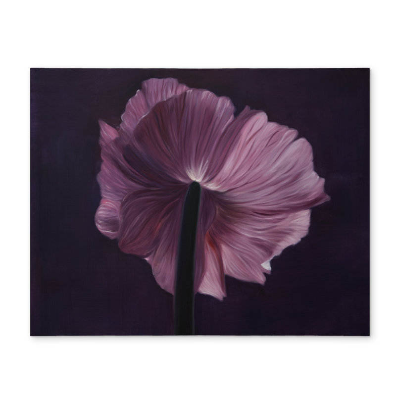 Napperon en pétales de polyester violet