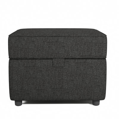 Espitia 62cm Wide Rectangle Solid Colour Footstool Ottoman with Storage