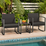 Anniah Square 2 - Person 16" Long Bistro Set