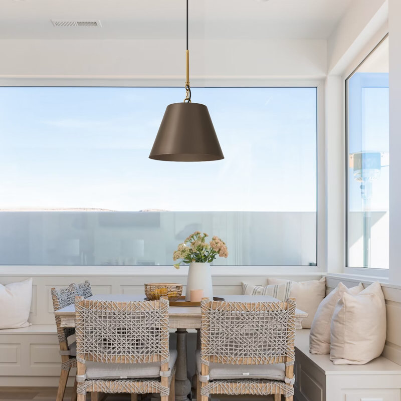 Luminaire suspendu conique à 1 lumière Yitel