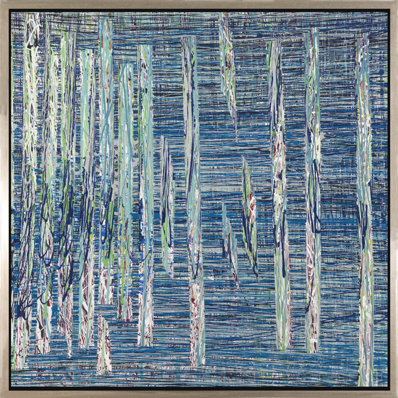 Peinture sur toile Napier Grass - cadre flottant