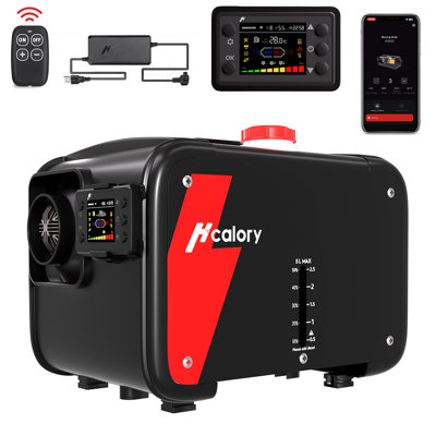 Diesel Air Heater 8KW 12V 24V 110V Bluetooth For Car Truck RV Yacht Home