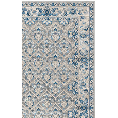 Carmen Light Gray/Blue Area Rug