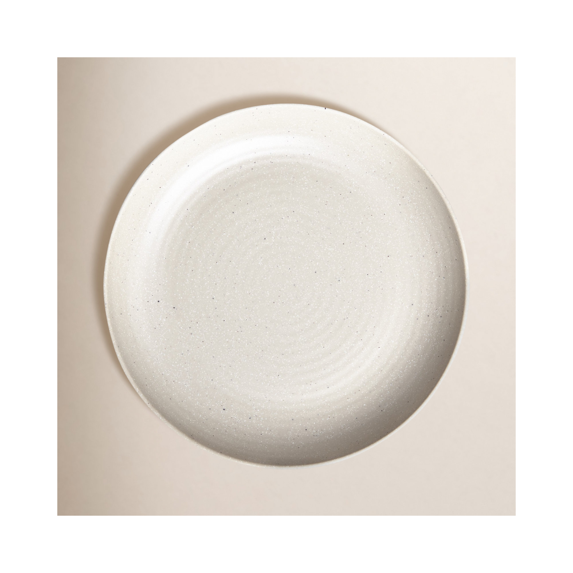 Brooklyn Melamine Dinner Plate, Cream