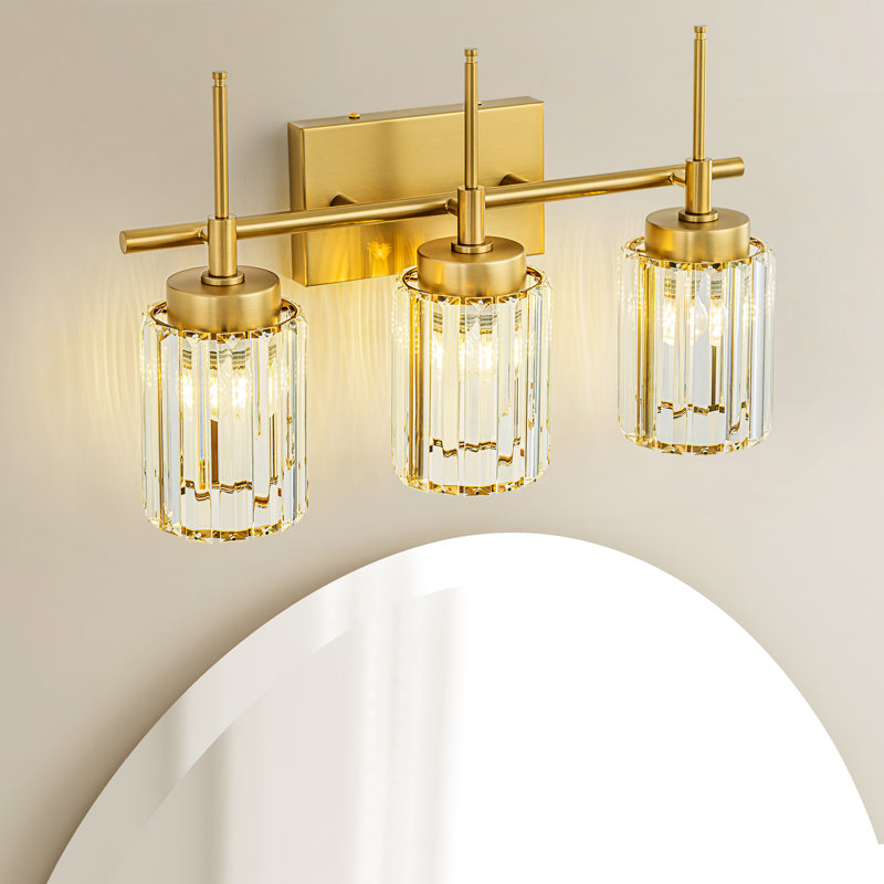 Edgars Dimmable Vanity Light, Gold, 3