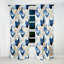 Coastal Minimalism Boho Pattern - Modern Room Darkening Abstract Curtain - 1 Panel-107832158