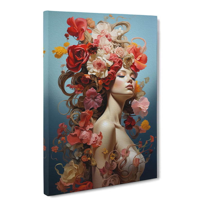 Floral Surrealism No.2 - Print, 76cm H x 50cm W x 3cm D