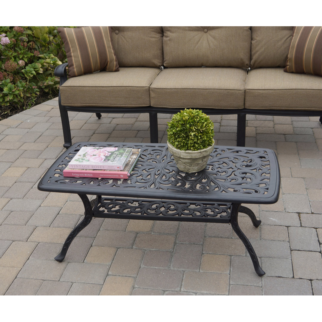 Cartee 21" x 42'' Rectangular Coffee Table Three Posts™