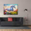  Art mural en toile, «Gallop Unicorn» par Dean Russo, 54 po x 40 po-1989517692