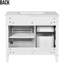 Meuble-lavabo simple 36 po avec comptoir en céramique, assemblage requis-1686596350