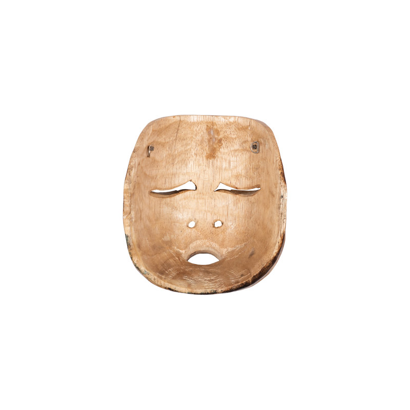Dimensional Dimensional Individually Assorted Indonesian Mask, Teak Wood