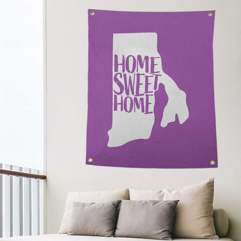 Tapisserie murale island rhode pour îlot home, H 36 po x l 26 po, Violet