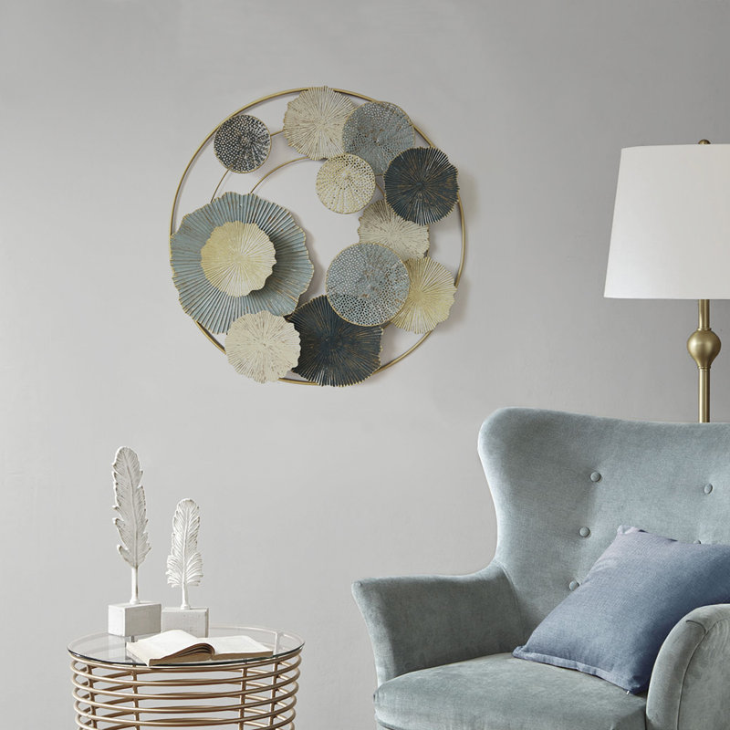 Abstract Wall Decor on Metal