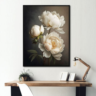 Peony Flower IV - Peonies Canvas Prints