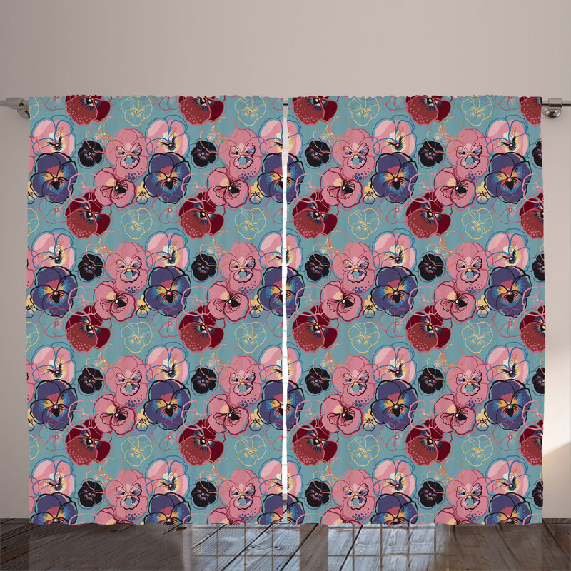 Semi Sheer Curtain Pair