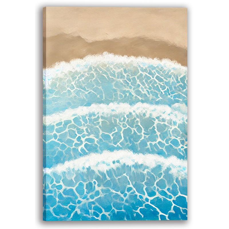 «Dynamic Ocean Waves», art mural sur toile, H 40 po x l 30 po x P 1,5 po