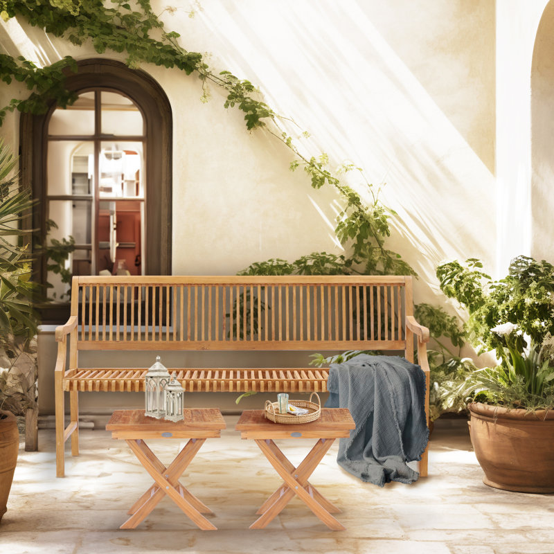 Outdoor Teak Side Table