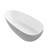 63'' x 31.5'' Freestanding Soaking Solid Surface Bathtub