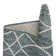 Teal Gitter Indoor/Outdoor Trellis Rug