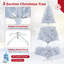  Arbre de Noël artificiel articulé blanc de 6 pi avec branches en PVC 1000 pi-874742244
