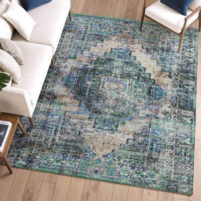 Premium Machine Washable Mayfield AMF2139 global Rug