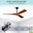 52'' Solid Wood Ceiling Fan-1122563886