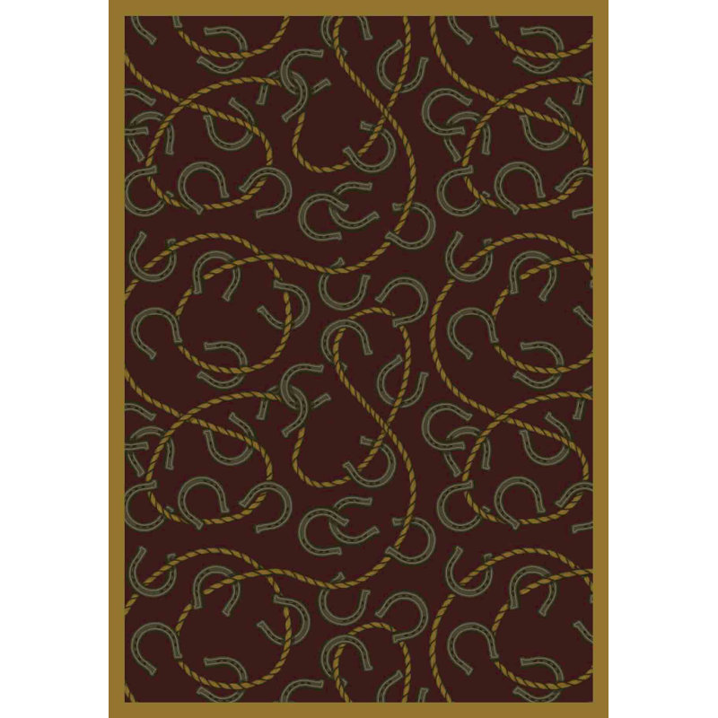 Tapis Whodesy Rodeo, Rectangle 7 pi 8 po x 10 pi 9 po