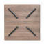 Plateau de table en HPL avec rails Grosfillex-107435139-107435137