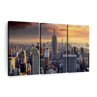 " New York City High Rises " 3 - Pieces