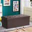 Banc de rangement en cuir Guedira-244651400