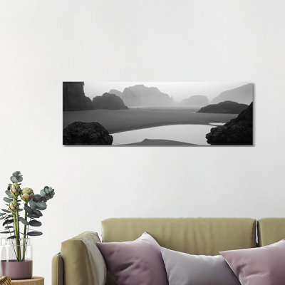 Panoramic View Of The Ocean, Pacific Ocean, Bandon State Natural Area, Bandon, Oregon, USA by Panoramic Images - Wrapped Canvas Panoramic Gallery-Wrapped Canvas Giclée