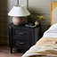 Tolle Nightstand-Drifted Matte Black Veneer