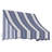Awntech Nantucket Fixed Awning, 124.5"W x 31"H x 24"D, Burgundy-28212939-111655906
