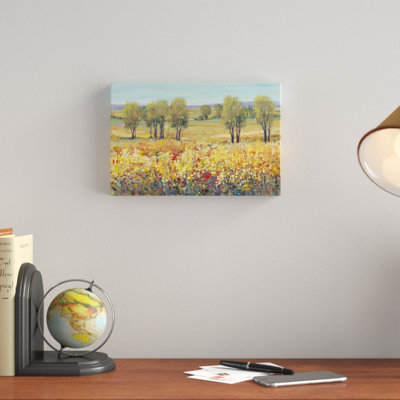 «Golden Fields I», peinture sur toile