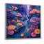 «Blue Coral Sea Floor Symphony III», impression d'art mural corail-134423613-106111434