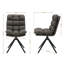 Gennadiy 55cm H Polyesterfaser Upholstered Metal Side Chair-1177710439