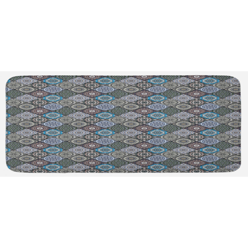 Eclectic Synthetic Kitchen Mat