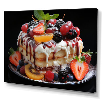 Tropical Fruits Cake Mmmmmmm - Food & Beverage Wall Art Prints163