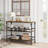 Console Table 43”, 3-Tier Industrial Entryway Table, Narrow Entrance Sofa Table with Shelves Sofa Table for Hallway, Living Room, Small Space-1067901398