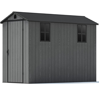 4 Ft. W X 8 Ft. D Resin Storage Shed