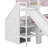 Bunk Bed, House-Shaped with Slide and Storage Staircase, Sturdy Frame-574370614
