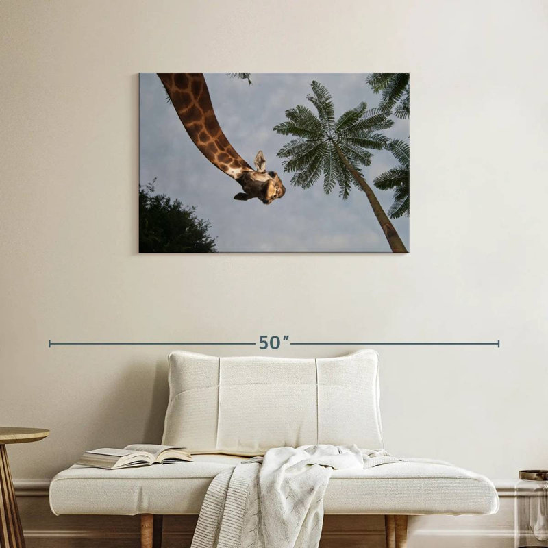 Brampt Giraffe Curiosity, 24" H x 36" W